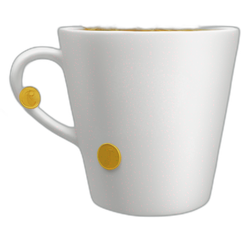 coins falling into a cup emoji