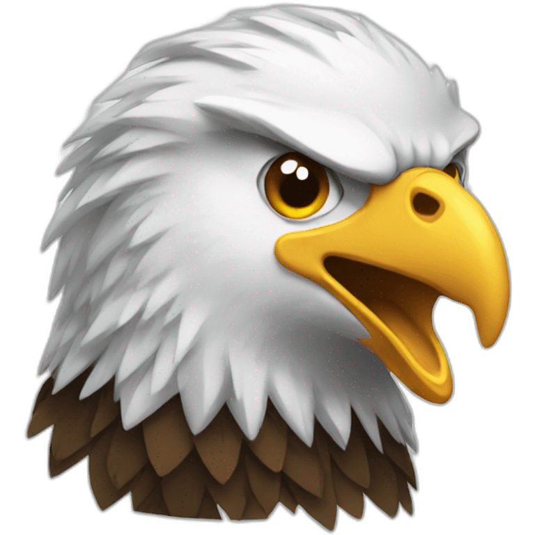 Eagle shocked emoji