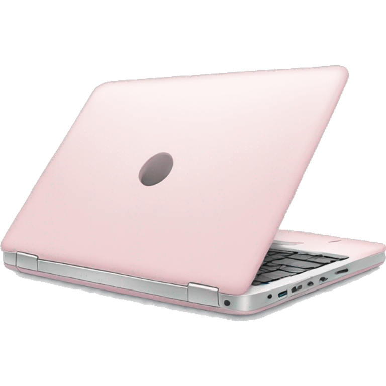 Light pink laptop emoji