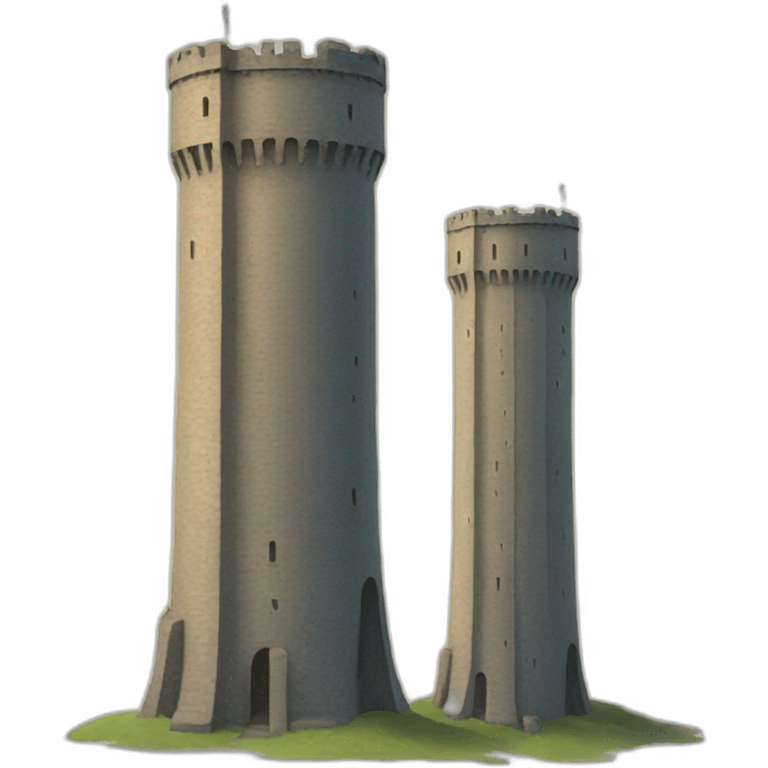 Two towers emoji