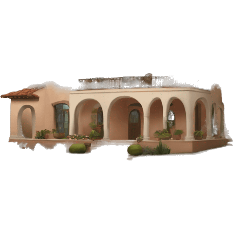 hacienda style home emoji