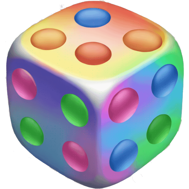 rainbow dice.

 emoji