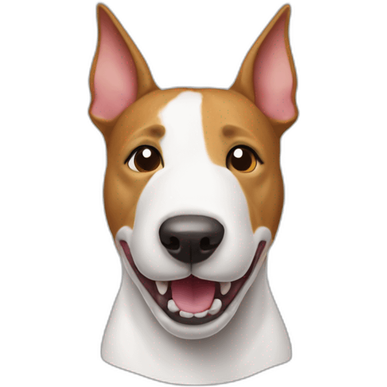 Bull terrier beer emoji