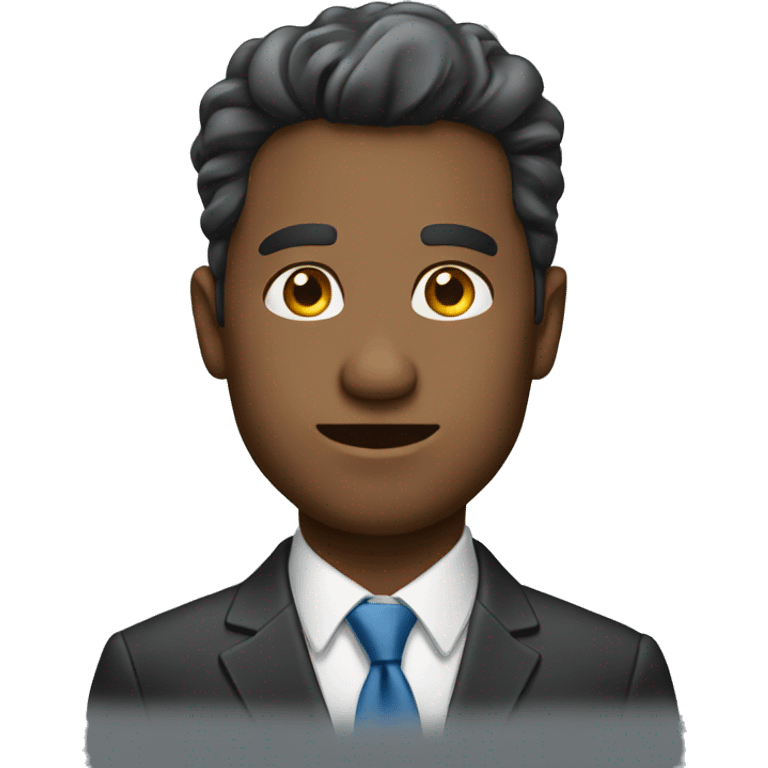 singular business man emoji  emoji