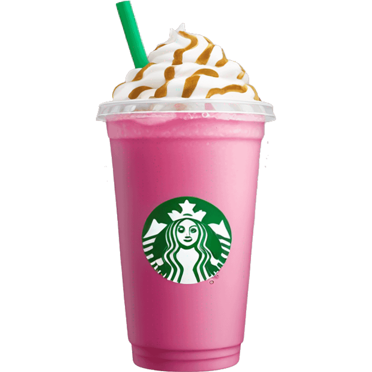 Starbucks pink drink emoji