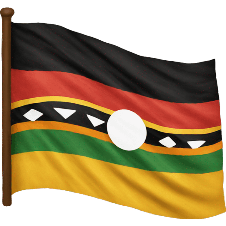 aboriginal flag emoji