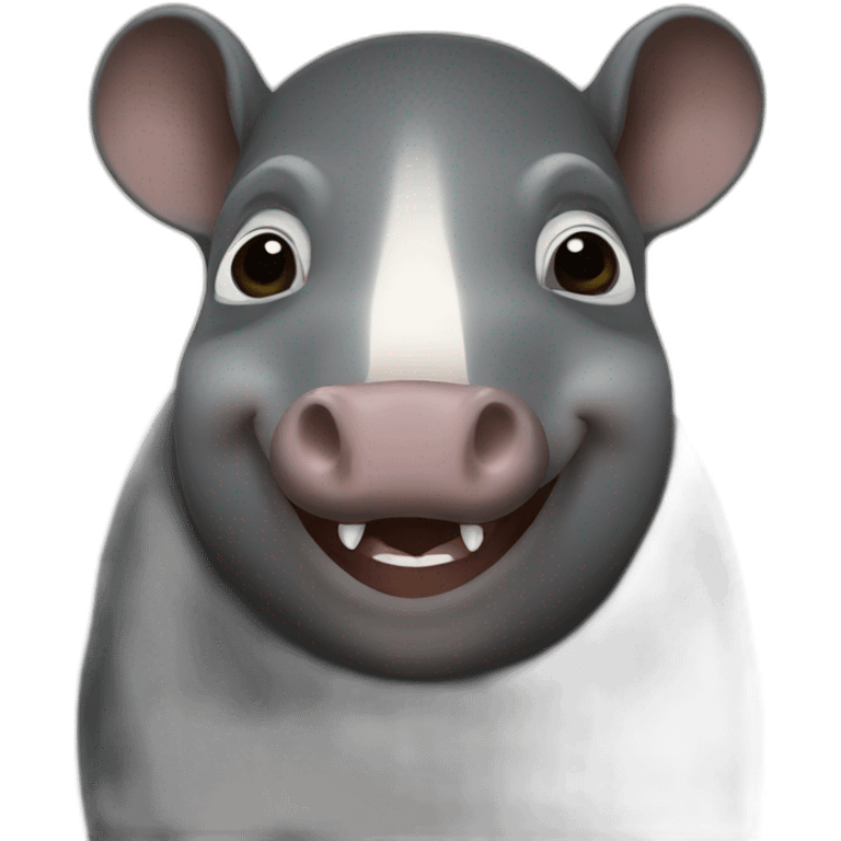 tapir thumbs wink emoji