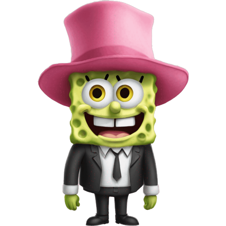 spongebob with patrick hat emoji