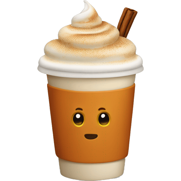 Pumpkin spice latte  emoji