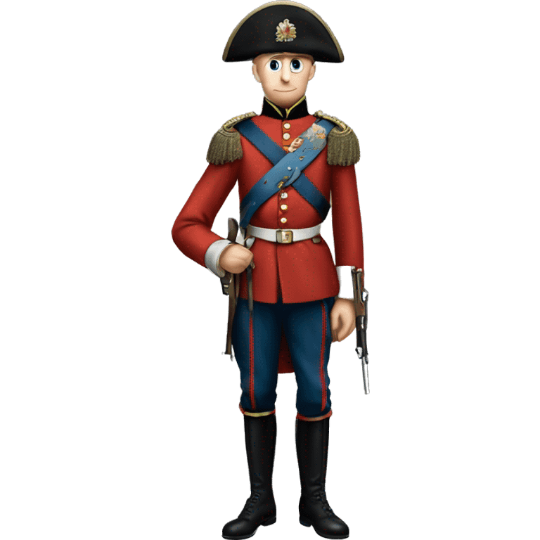 British soldier in full view of the Crimean War emoji