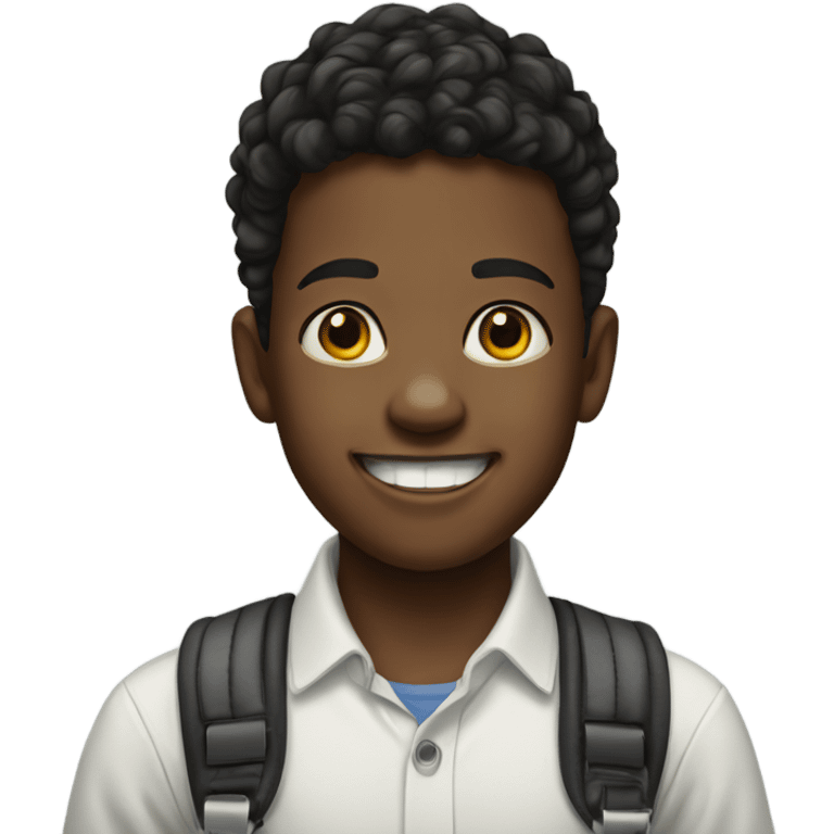 realistic portrait of boy with braces emoji