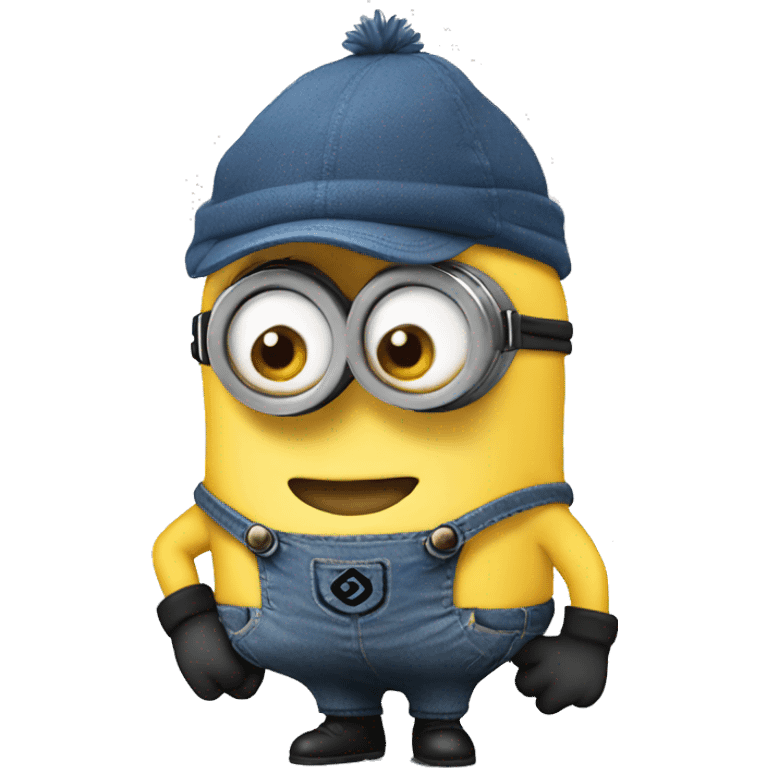 minion with cap emoji