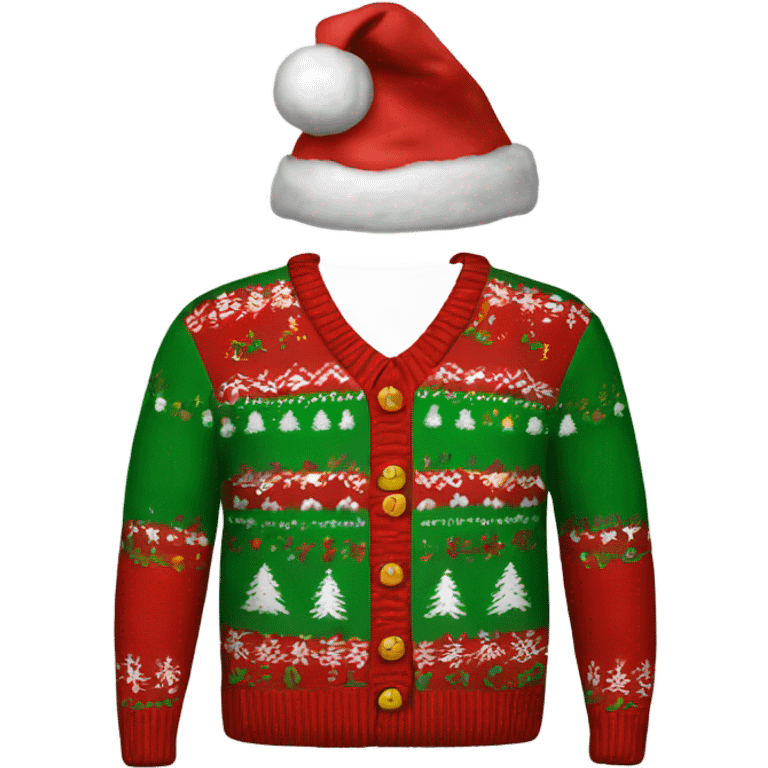 Realistic Ugly Christmas sweater emoji