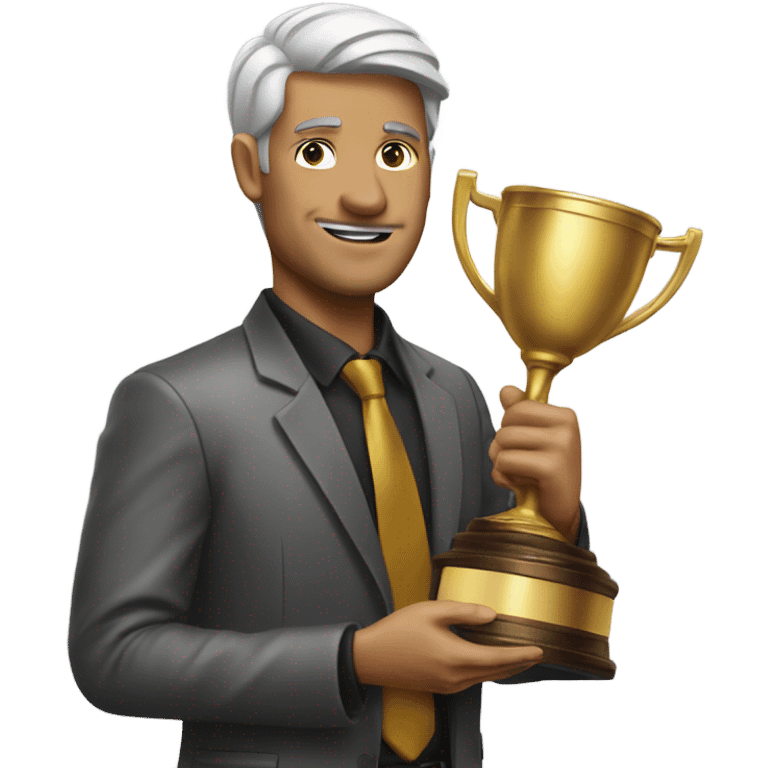 Trophy man emoji