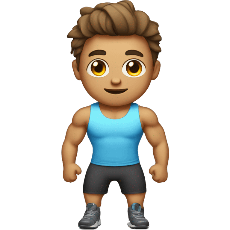 oun lad at the gym emoji