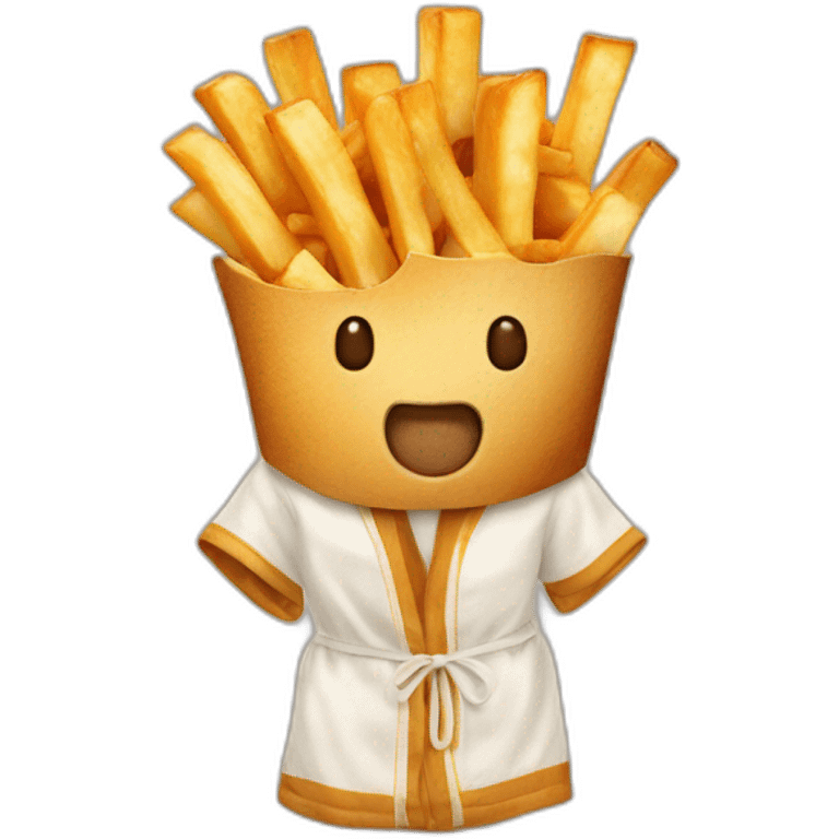 Poutine en robe emoji