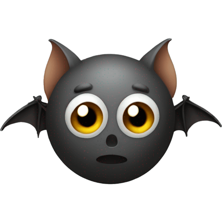 Bat with a ball emoji