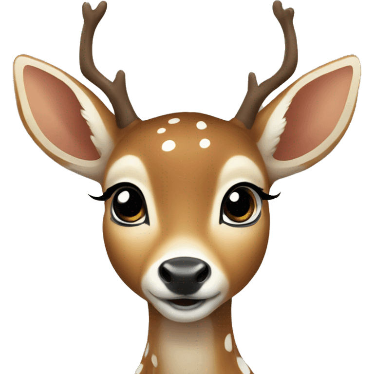 Baby deer with 3 white spots  emoji