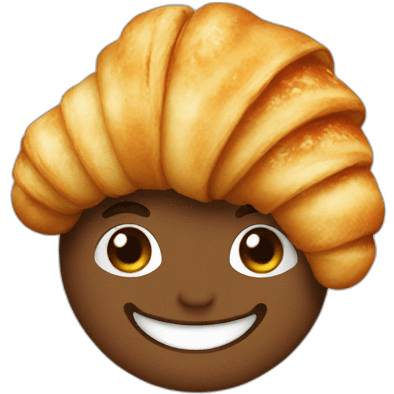 croissant-human emoji