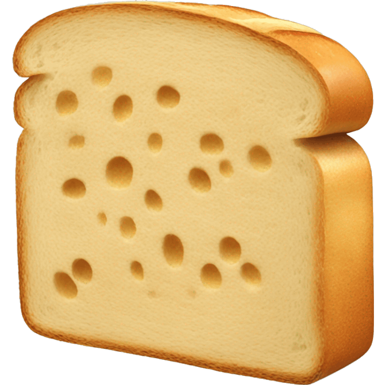 A slice of bread emoji