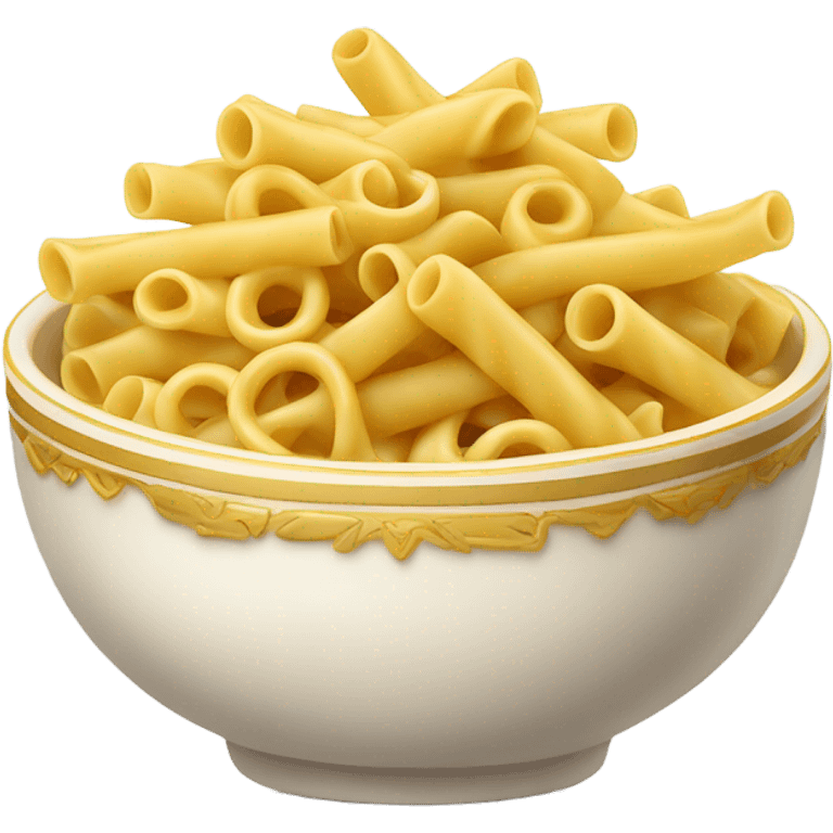 Bowl of Macaroni Golden Trophy  emoji