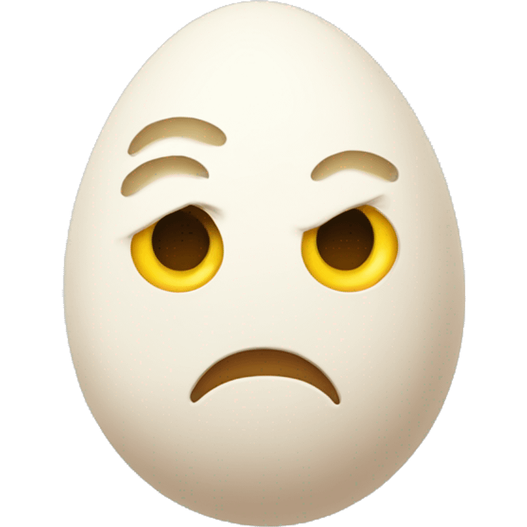 egg with face emoji