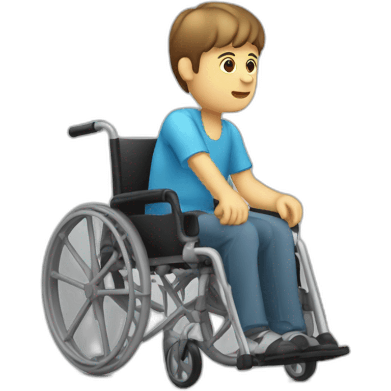 autistic crutch wheel chair emoji