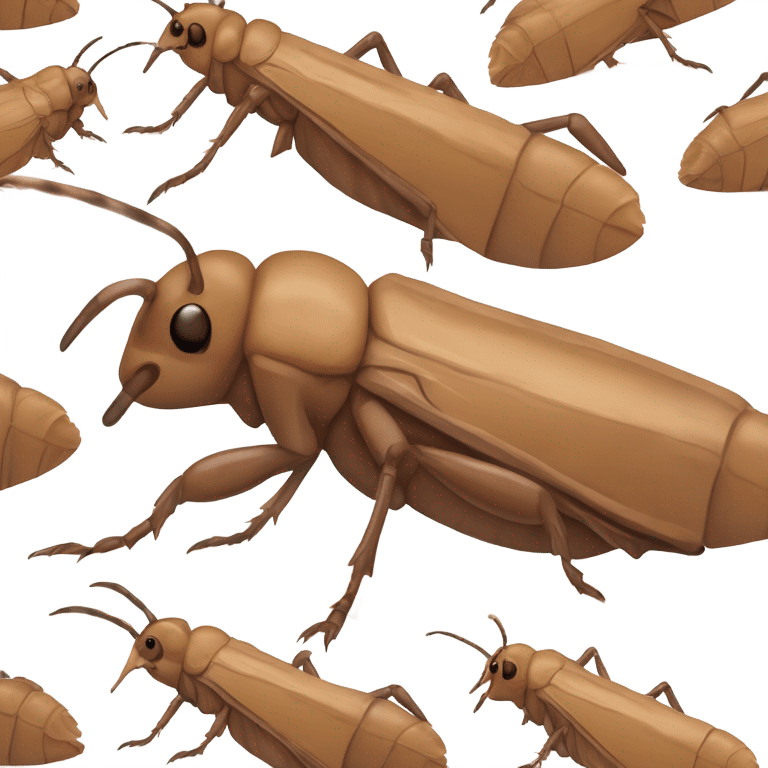 Mole cricket  emoji