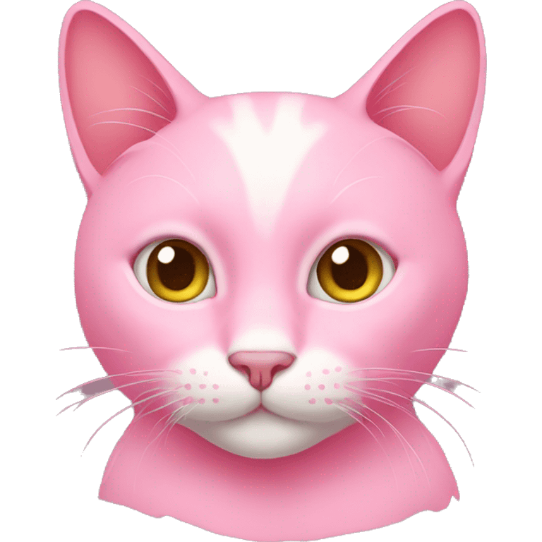 Pink cat  emoji