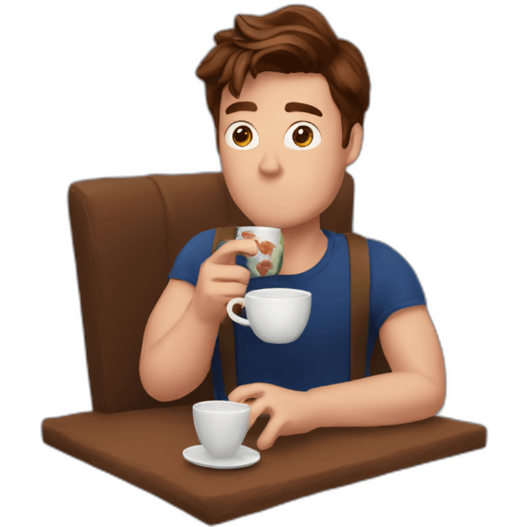 peter parker drinking tea emoji