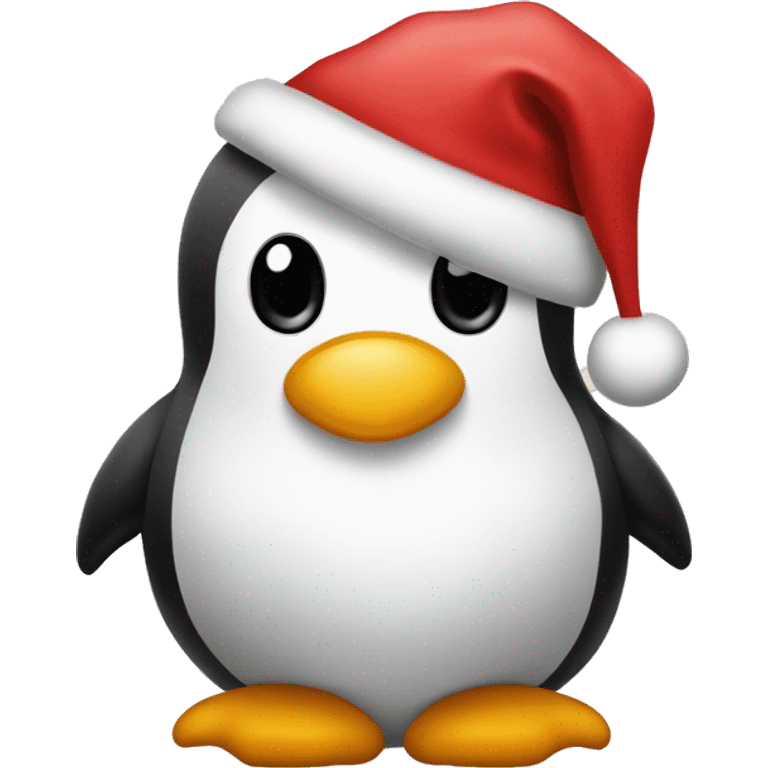 Weihnachts Emoji mit mehreren Pinguinen emoji