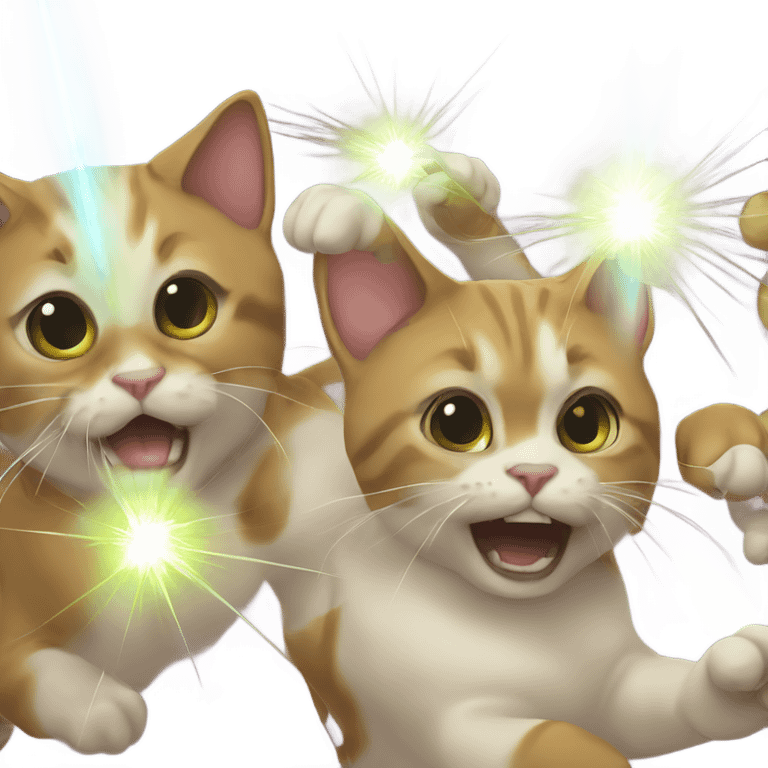 shoot cats with lasers emoji