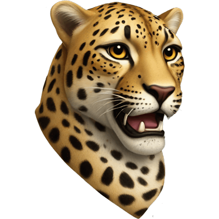 Corazon leopardo emoji