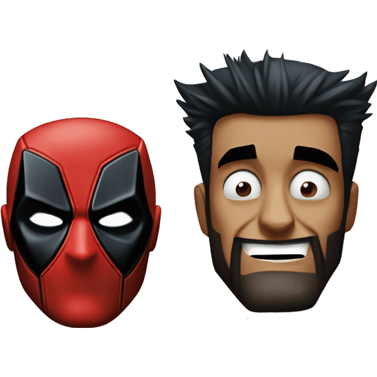 Deadpool and Wolverine let's go! emoji