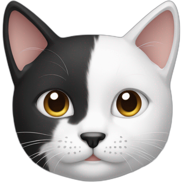 Black and White Cat emoji