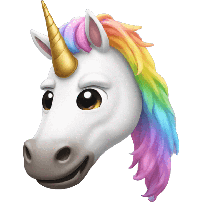 Unicorn poopin emoji