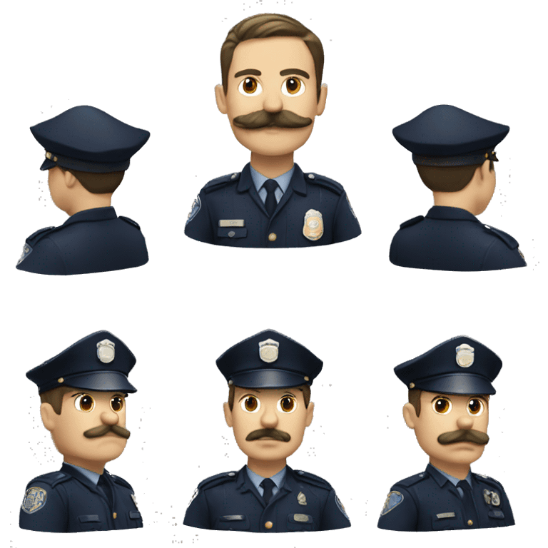 Police with mustache  emoji