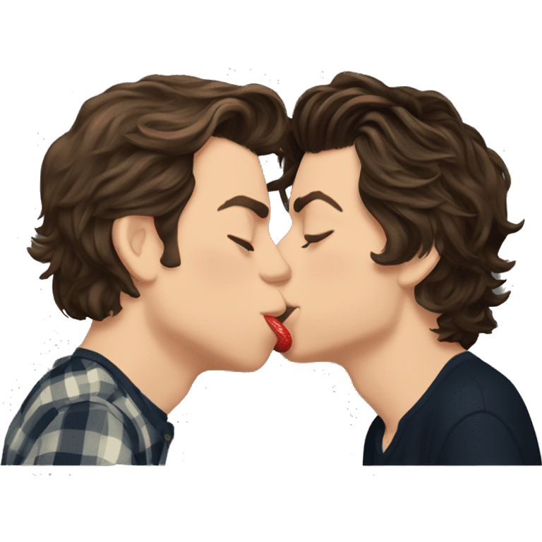 harry styles kissing harry styles emoji