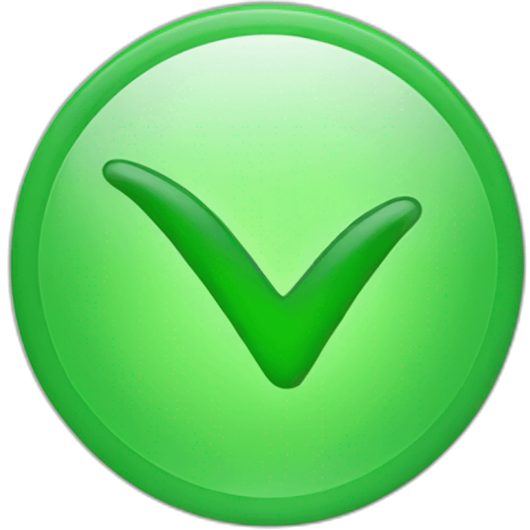 green check mark icon emoji