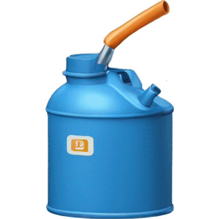 Oil can blue color emoji