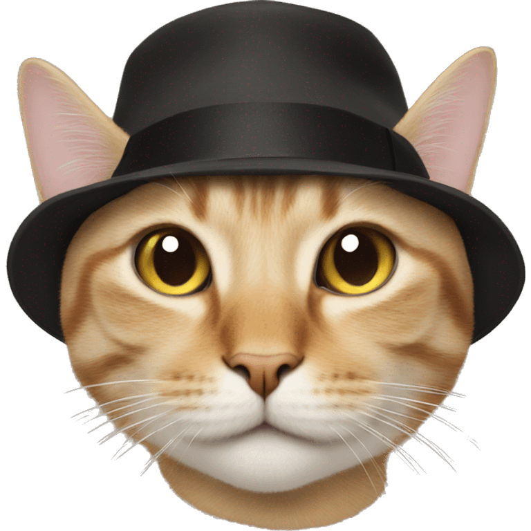 Cat in a hat emoji