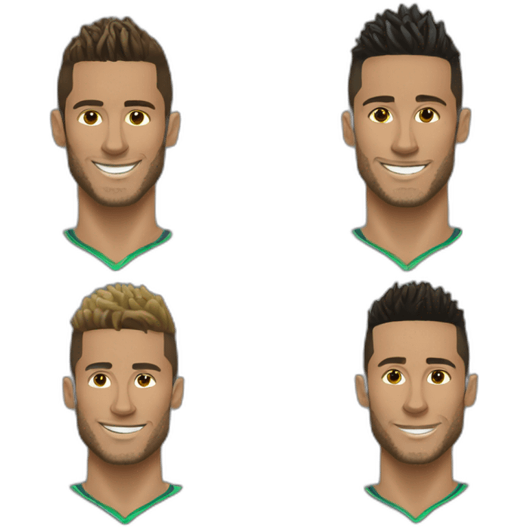 Neymar et Cristiano emoji