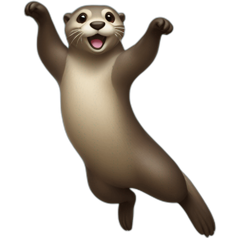 dancing otter emoji