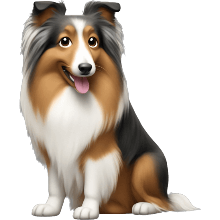 Shetland sheepdog  emoji