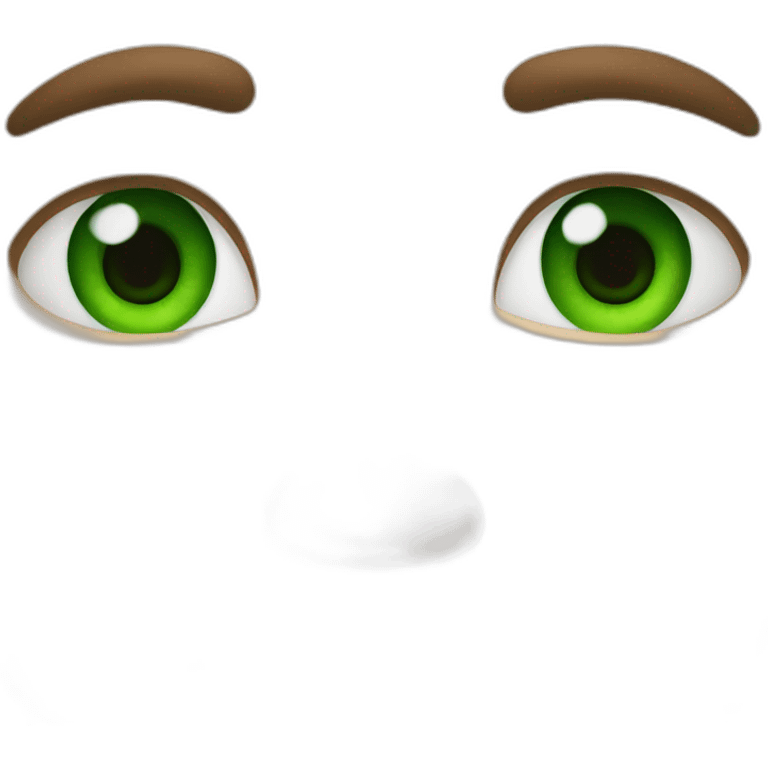 green eyed men emoji