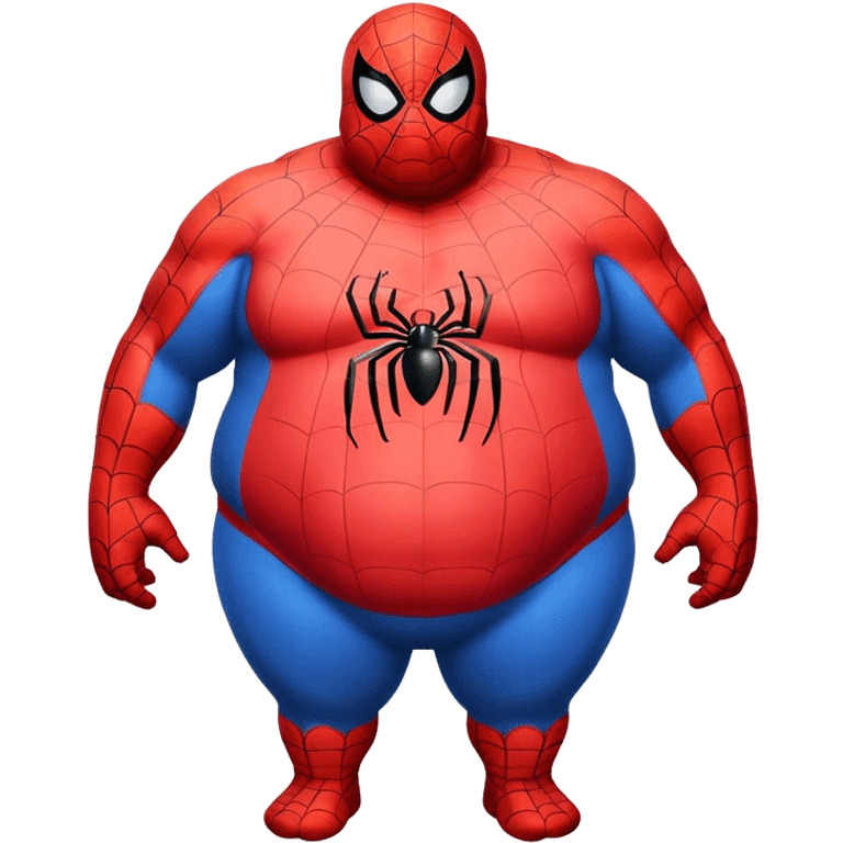 Fat spider man emoji