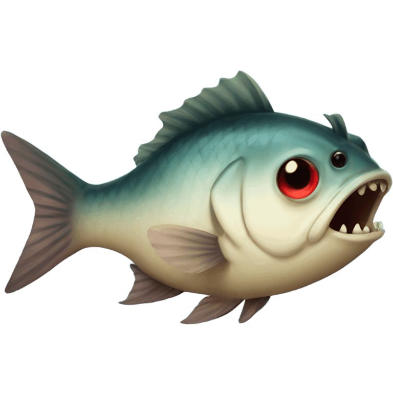 mean fish emoji