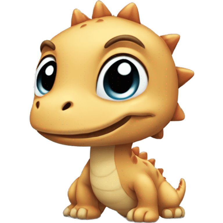 a baby dinosa emoji