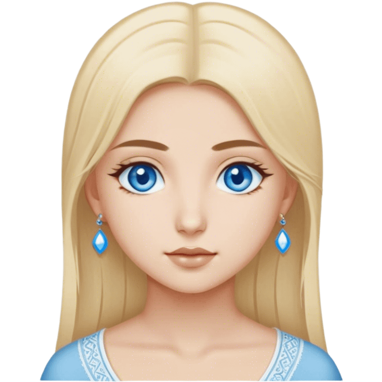 Turkish beautiful finish Konya girl blue eyes and blonde hair emoji