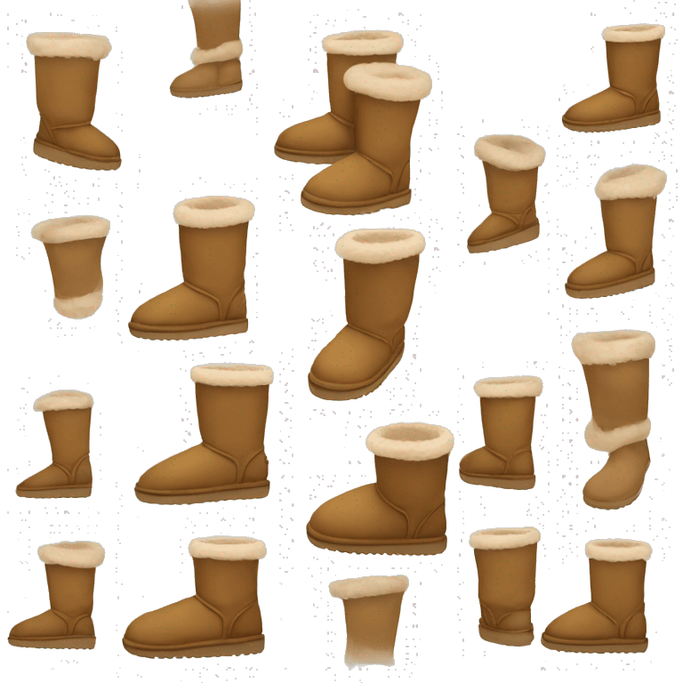 light brown uggs emoji